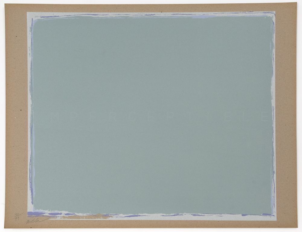 Sérigraphie Niebla - Imperceptible