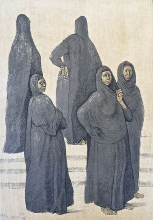 Lithographie Zuniga - Impressions of Egipto (Egypt) plate 3