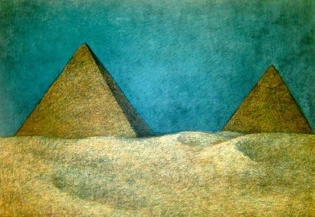 Lithographie Zuniga - Impressions of Egypt Suite, Plate 10
