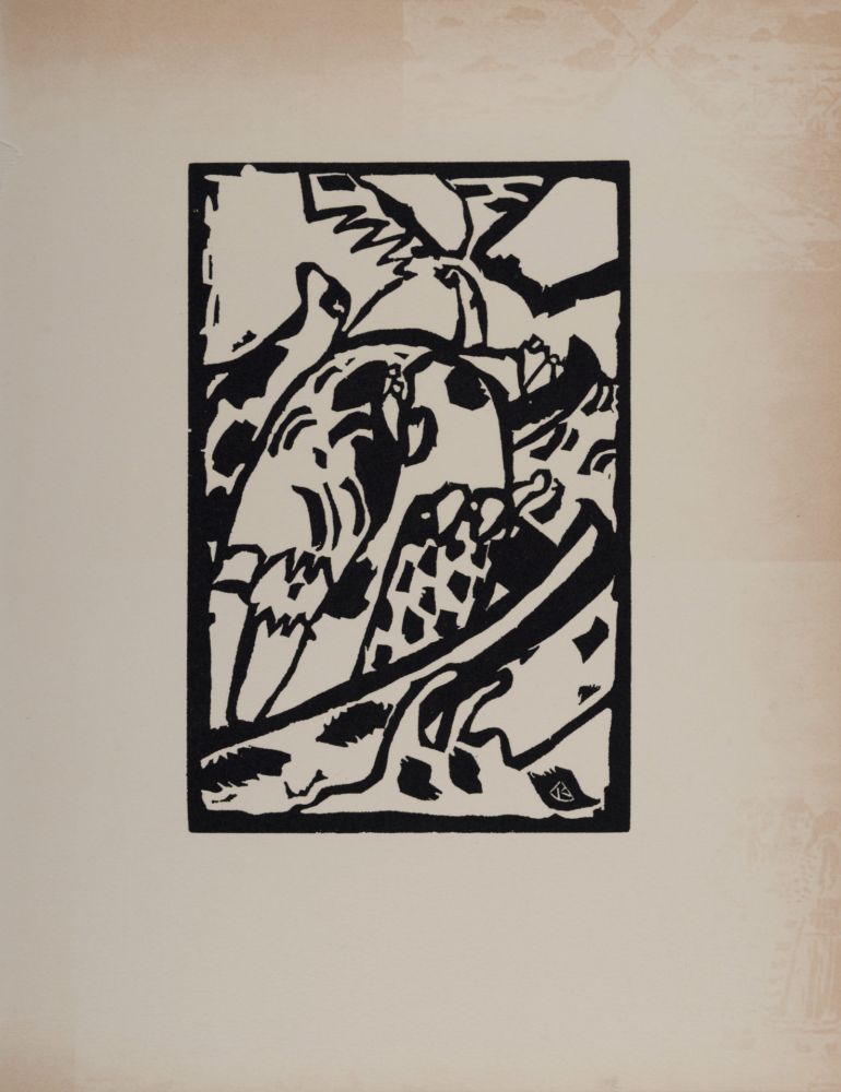 Gravure Sur Bois Kandinsky (After) - Improvisation 7, Klänge, 1974