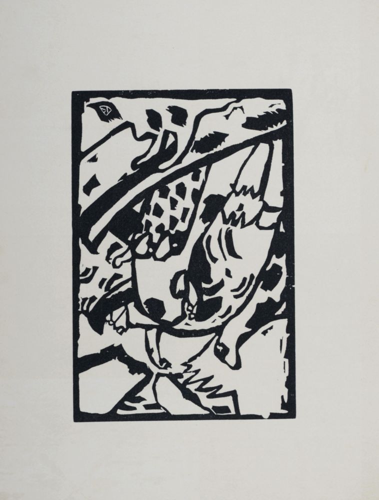 Gravure Sur Bois Kandinsky - Improvisation 7, Klänge, 1974