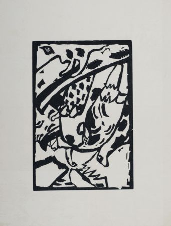 Gravure Sur Bois Kandinsky - Improvisation 7, Klänge, 1974