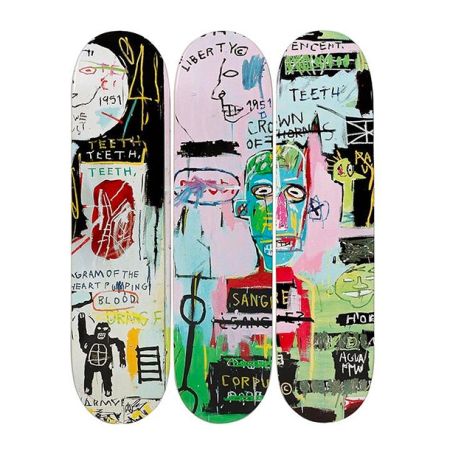 Lithographie Basquiat - In Italian