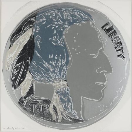 Sérigraphie Warhol - Indian Head Nickel