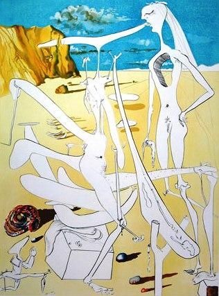 Gravure Dali - Infraterrestrials