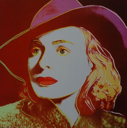 Sérigraphie Warhol - Ingrid Bergman Casablanca