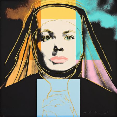 Sérigraphie Warhol - Ingrid Bergman The Nun (From “The Bells of St. Mary’s”)