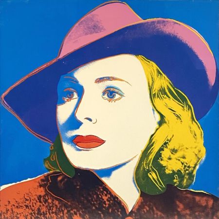 Sérigraphie Warhol - Ingrid With Hat, II.315 from Ingrid Bergman