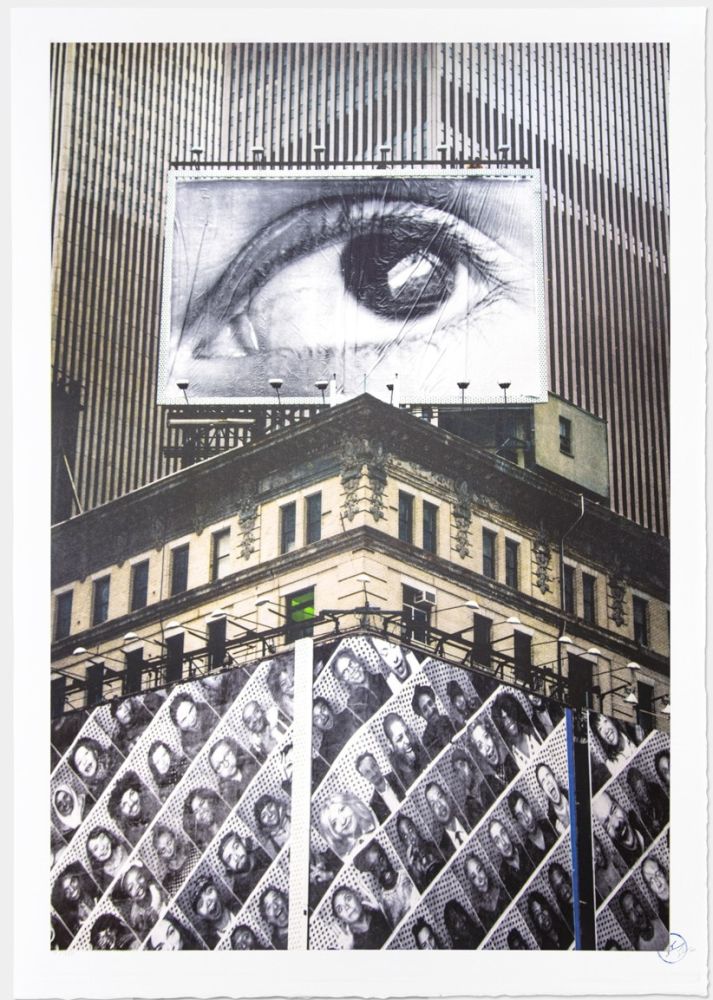 Lithographie Jr - Inside Out, Times Square, close up, USA, 2013