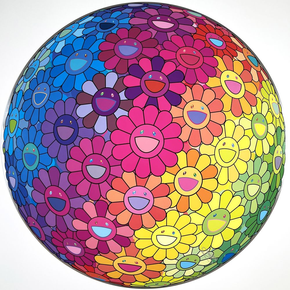 Lithographie Murakami - Inside the Rainbow's Heart