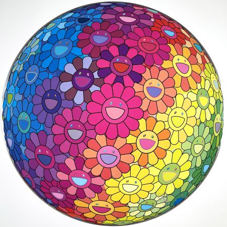 Lithographie Murakami - Inside the Rainbow's Heart