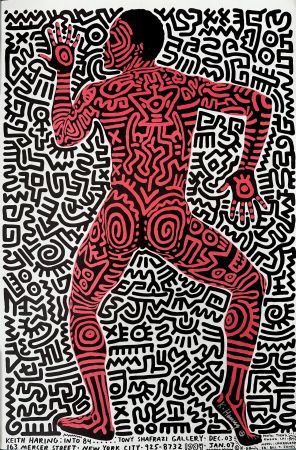 Lithographie Haring - Into 84