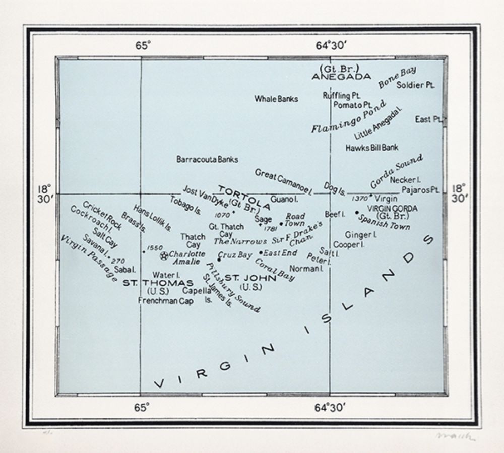 Lithographie Macchi - Islas vírgenes