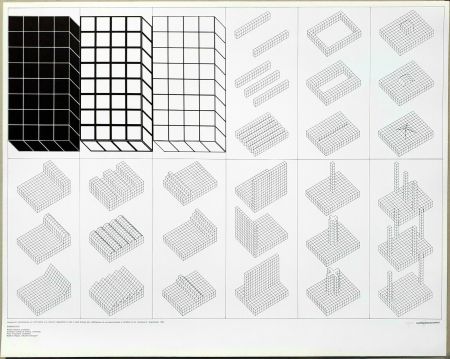 Lithographie Superstudio - Istogrammi