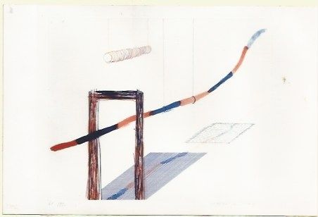 Gravure Hockney - It picks it's away