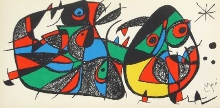Lithographie Miró - Italia