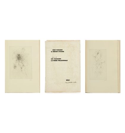 Livre Illustré Wols - J. Paulhan. LE BERGER D'ÉCOSSE. 5 pointes-sèches signées + suite sur Japon (1948)