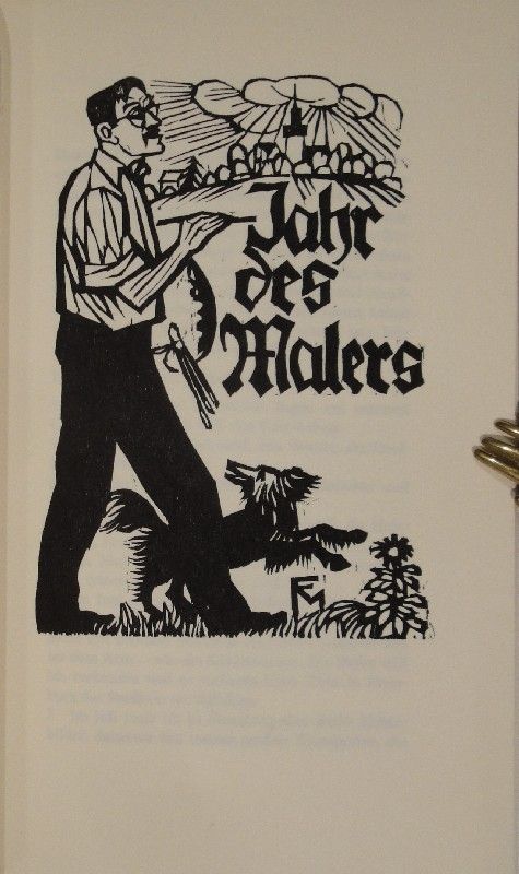 Livre Illustré Felixmuller  - Jahr des Malers