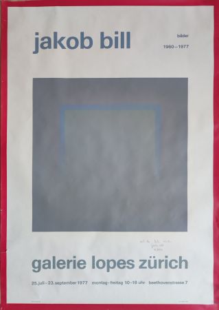 Sérigraphie Bill - 