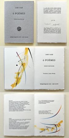 Monotype Baltazar - James Sacré. 6 POÈMES, avec 3 œuvres originales de Baltazar (2020)