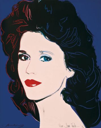 Sérigraphie Warhol - Jane Fonda (FS II.268)