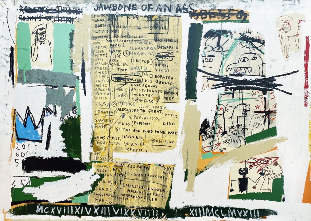 Sérigraphie Basquiat - Jawbone of an Ass