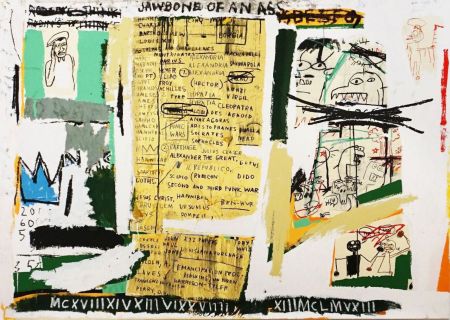 Sérigraphie Basquiat - Jawbone of an ass