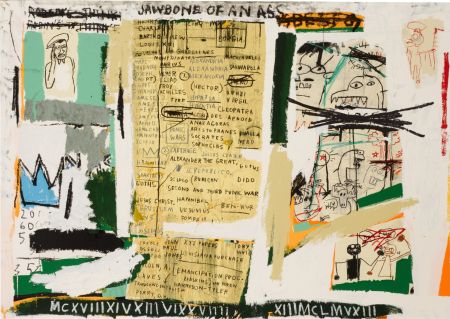 Sérigraphie Basquiat - Jawbone of an Ass
