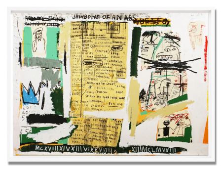 Sérigraphie Basquiat - Jawbone of an ass