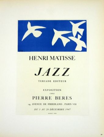 Lithographie Matisse - Jazz