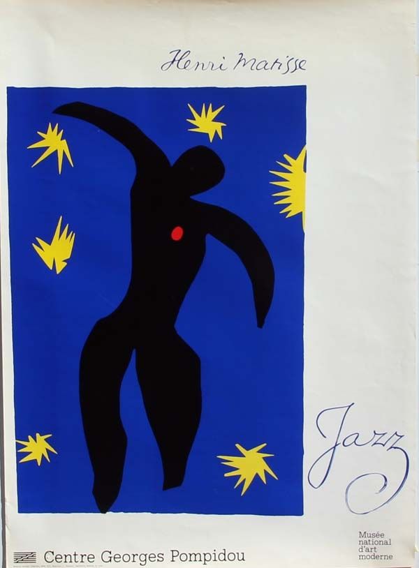 Sérigraphie Matisse - Jazz  La Chute D'Icare
