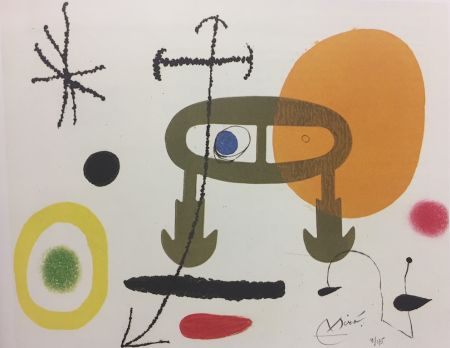 Eau-Forte Et Aquatinte Miró - Je n'ai jamais a ecrire ou les incipit