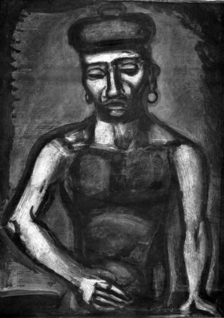 Eau-Forte Et Aquatinte Rouault - Jean-François jamais ne chante Alleluia