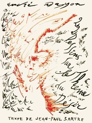 Livre Illustré Masson - Jean-Paul Sartre : Vingt-deux dessins sur le thème du désir