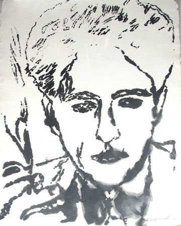 Sérigraphie Warhol - Jean Cocteau