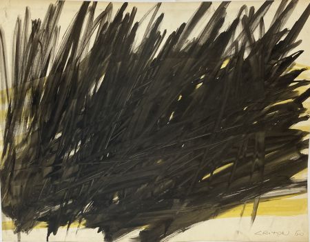 Aucune Technique Criton - Jean Criton (1930-2022). Encre sur papier, 1960