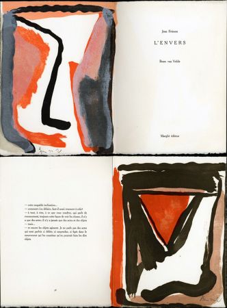 Livre Illustré Van Velde - Jean Frémon. L'ENVERS. Maeght, Paris 1978