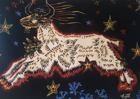 Multiple Lurcat - Jean Lurçat (1892-1966). D'étoiles. Tapisserie. Signée et numérotée.