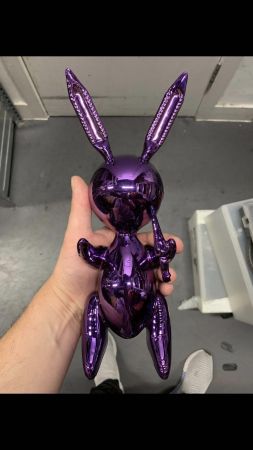 Aucune Technique Koons - Jeff Koons (After) - Balloon Rabbit Purple