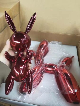 Aucune Technique Koons - Jeff Koons (After) - Balloon Rabbit Red