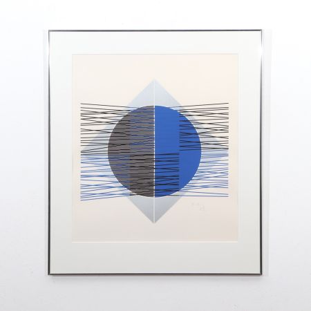 Sérigraphie Soto - Jesús Rafael Soto (1923-2005) - Araya - Color serigraphy on paper, 1974