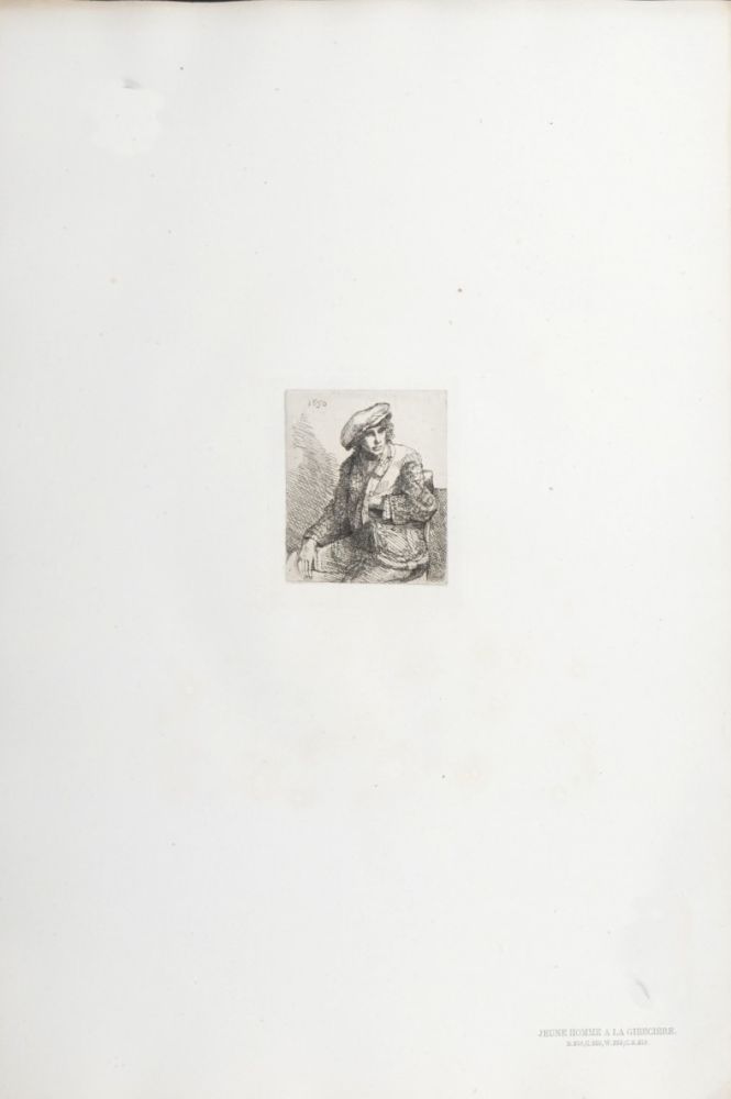 Héliogravure Rembrandt - Jeune Homme à la Gibecière