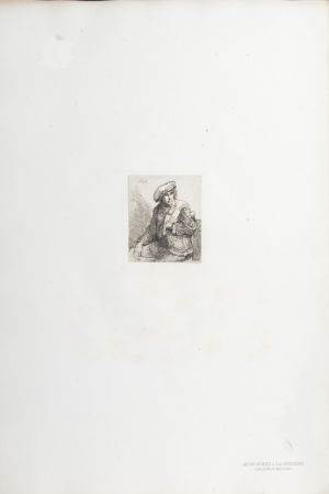 Héliogravure Rembrandt - Jeune Homme à la Gibecière