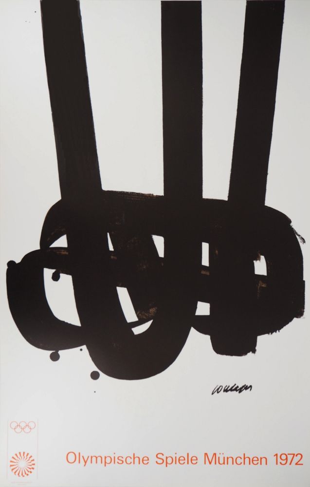 Lithographie Soulages - Jeux Olympiques de Munich