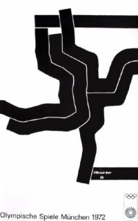 Sérigraphie Chillida - Jeux Olympiques de Munich 1972