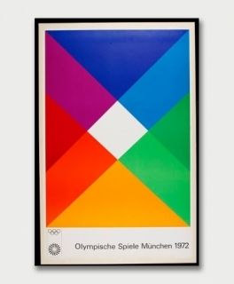Sérigraphie Bill - Jeux Olympiques de Munich 1972