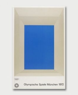 Sérigraphie Albers - Jeux Olympiques de Munich 1972