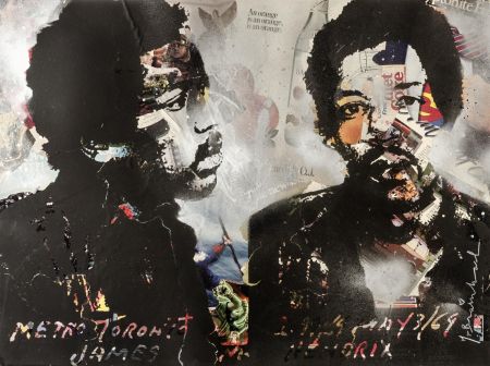 Sérigraphie Mr Brainwash - Jimi Hendrix
