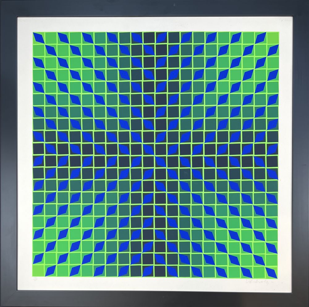 Sérigraphie Vasarely - Jindey