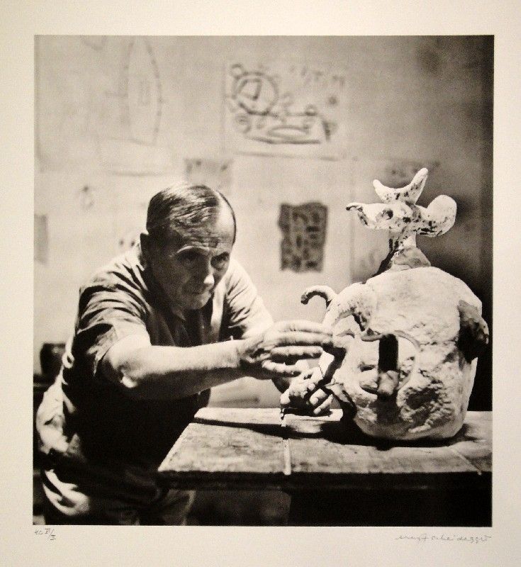 Photographie Scheidegger - Joan Miro